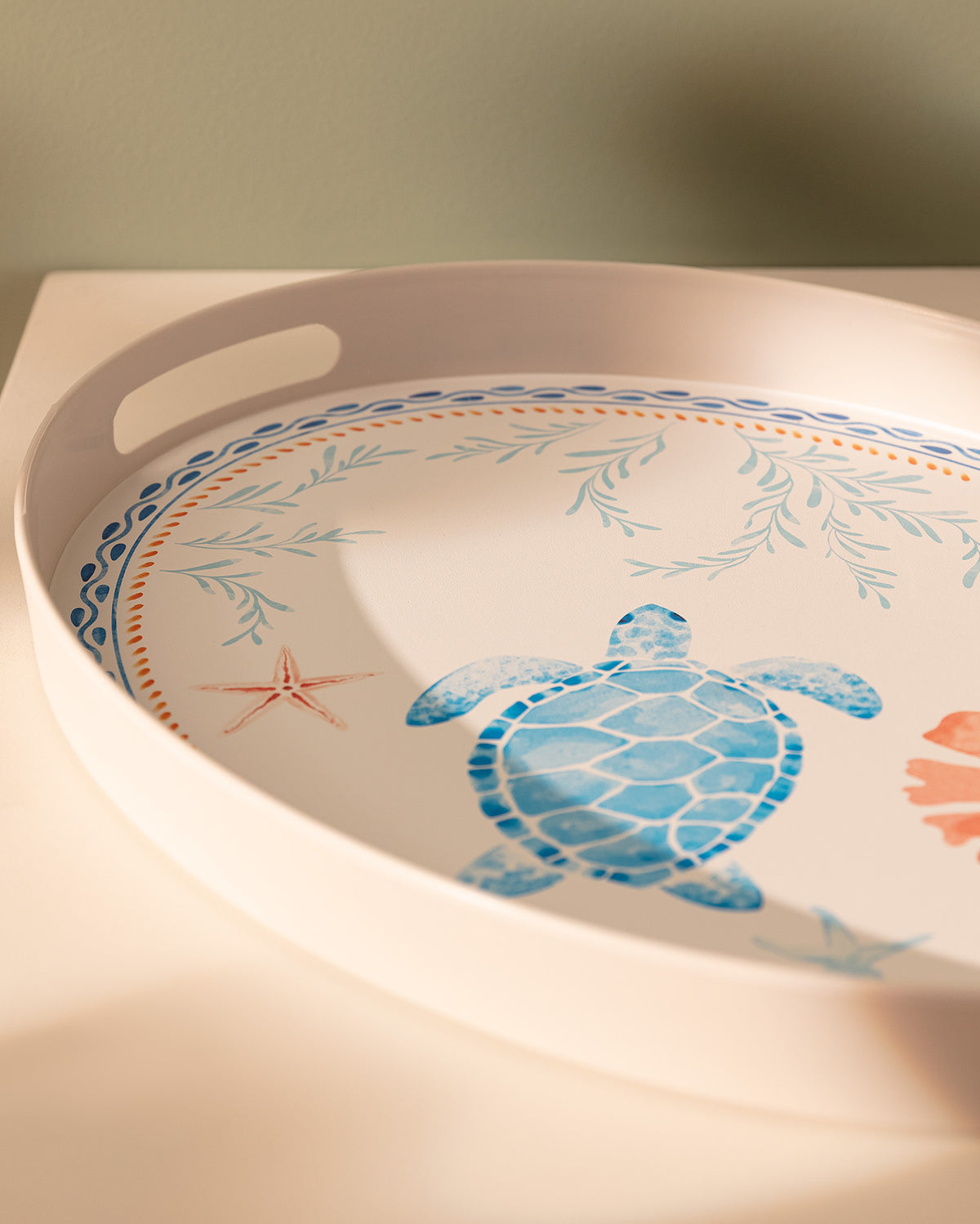 Turtle Oval Tray - Madame Coco JO