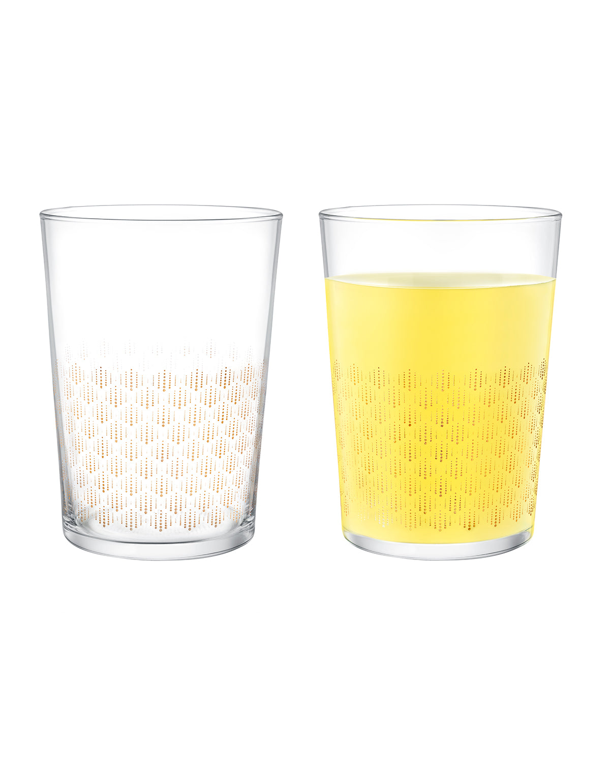 Pierretta-golden Rain 4-piece Beverage Glass Set - Madame Coco JO