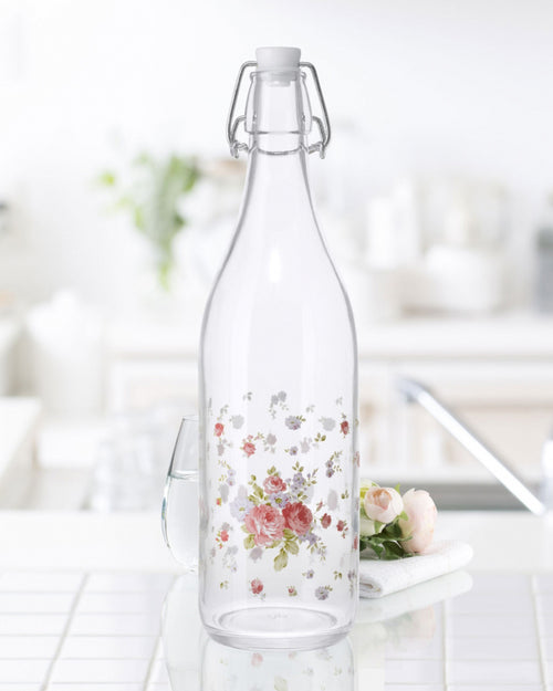 Alicia Glass Water Bottle - 1lt - Madame Coco JO