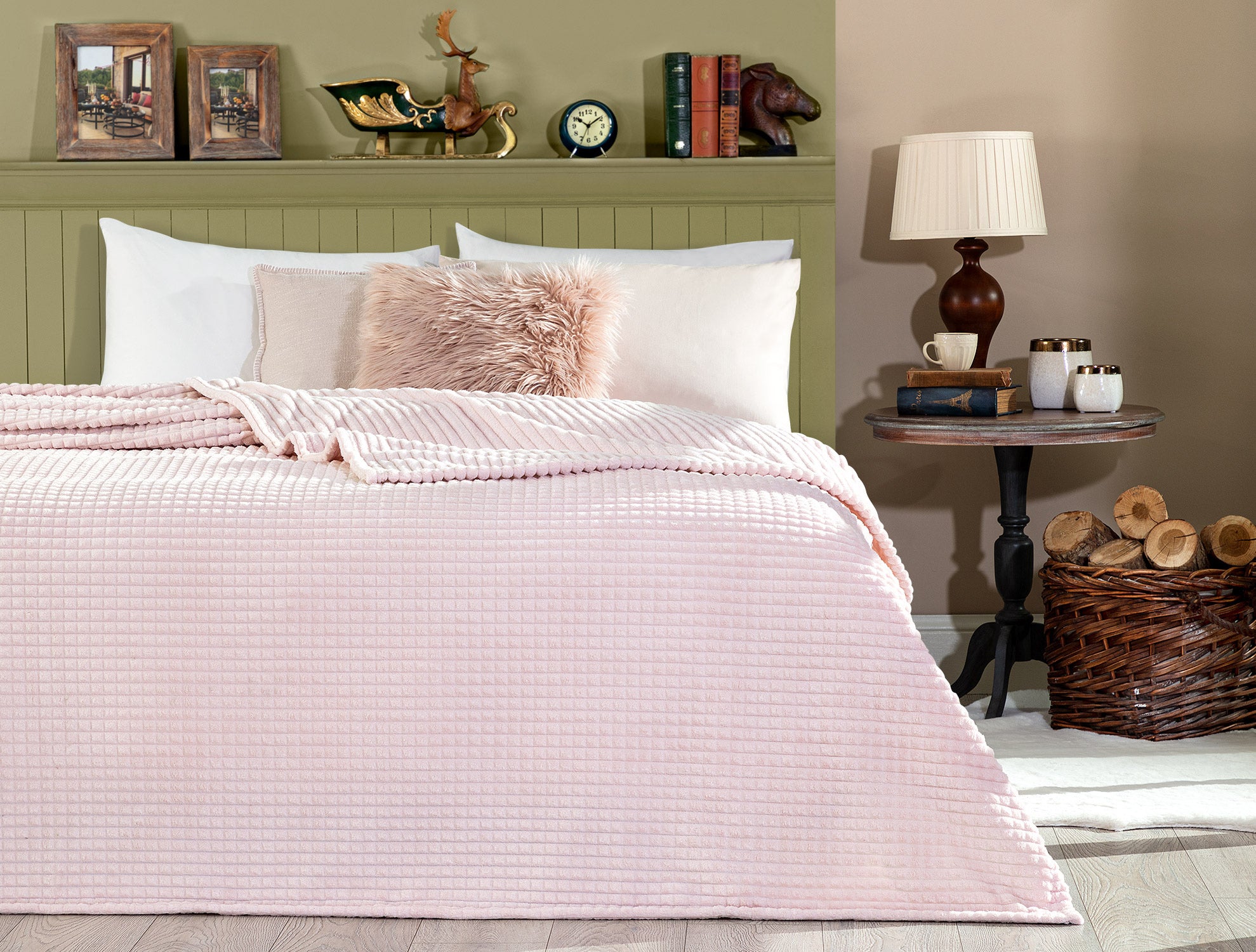 Emile Wellsoft Double Face Emboss Blanket - Madame Coco JO