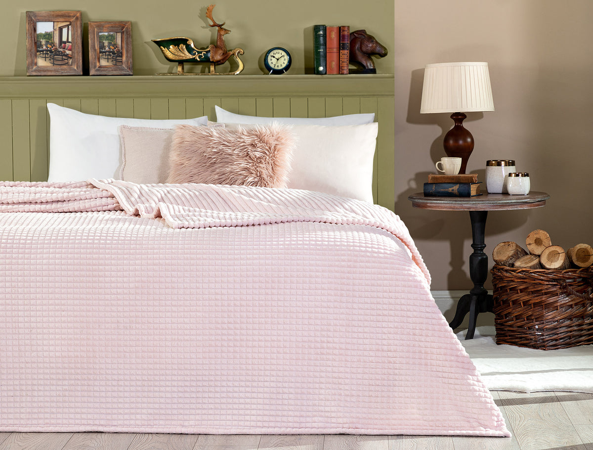 Emile Wellsoft Double Face Emboss Blanket - Madame Coco JO