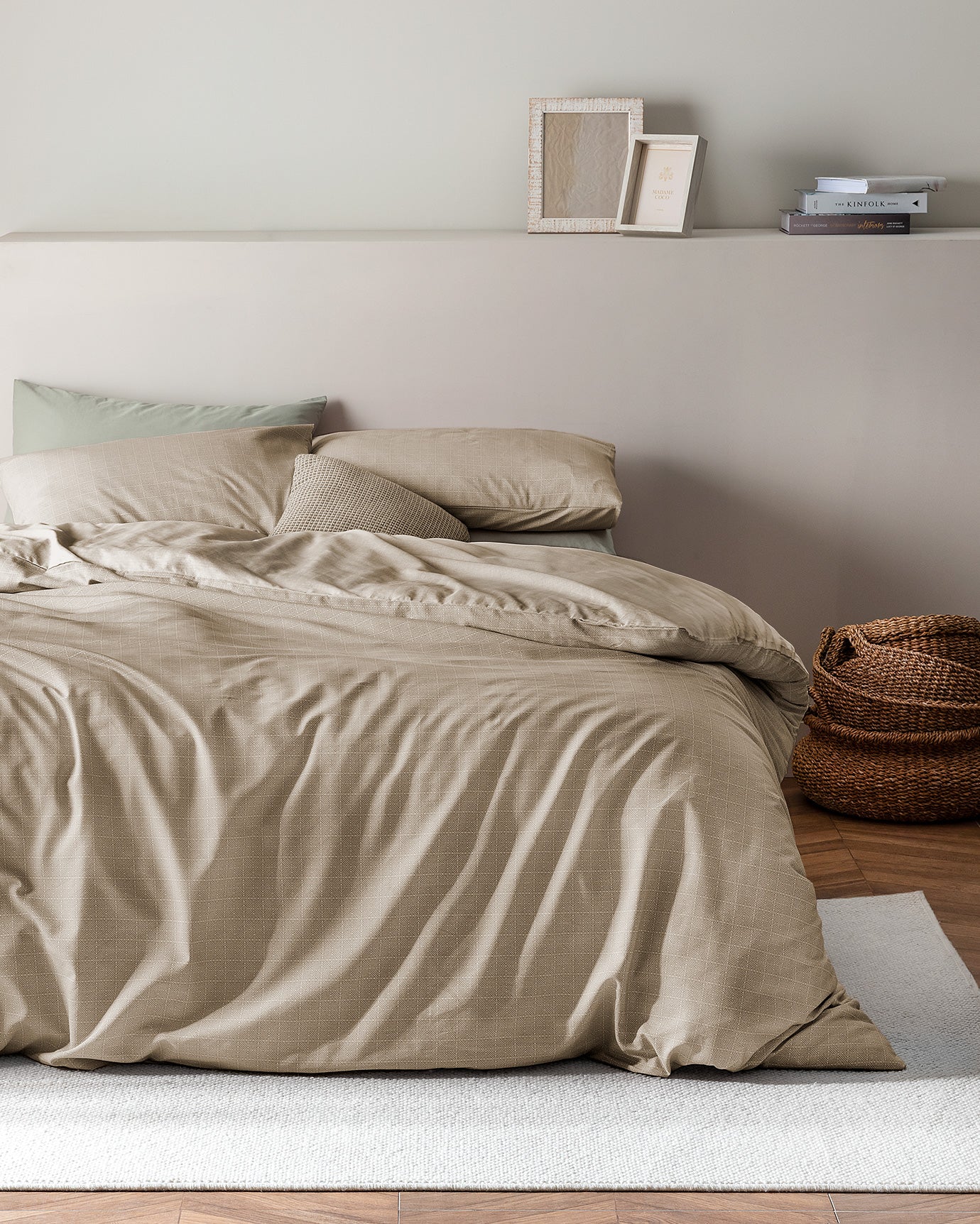 Odette King Size Duvet Cover Set - Ranforce Patterned - Madame Coco JO