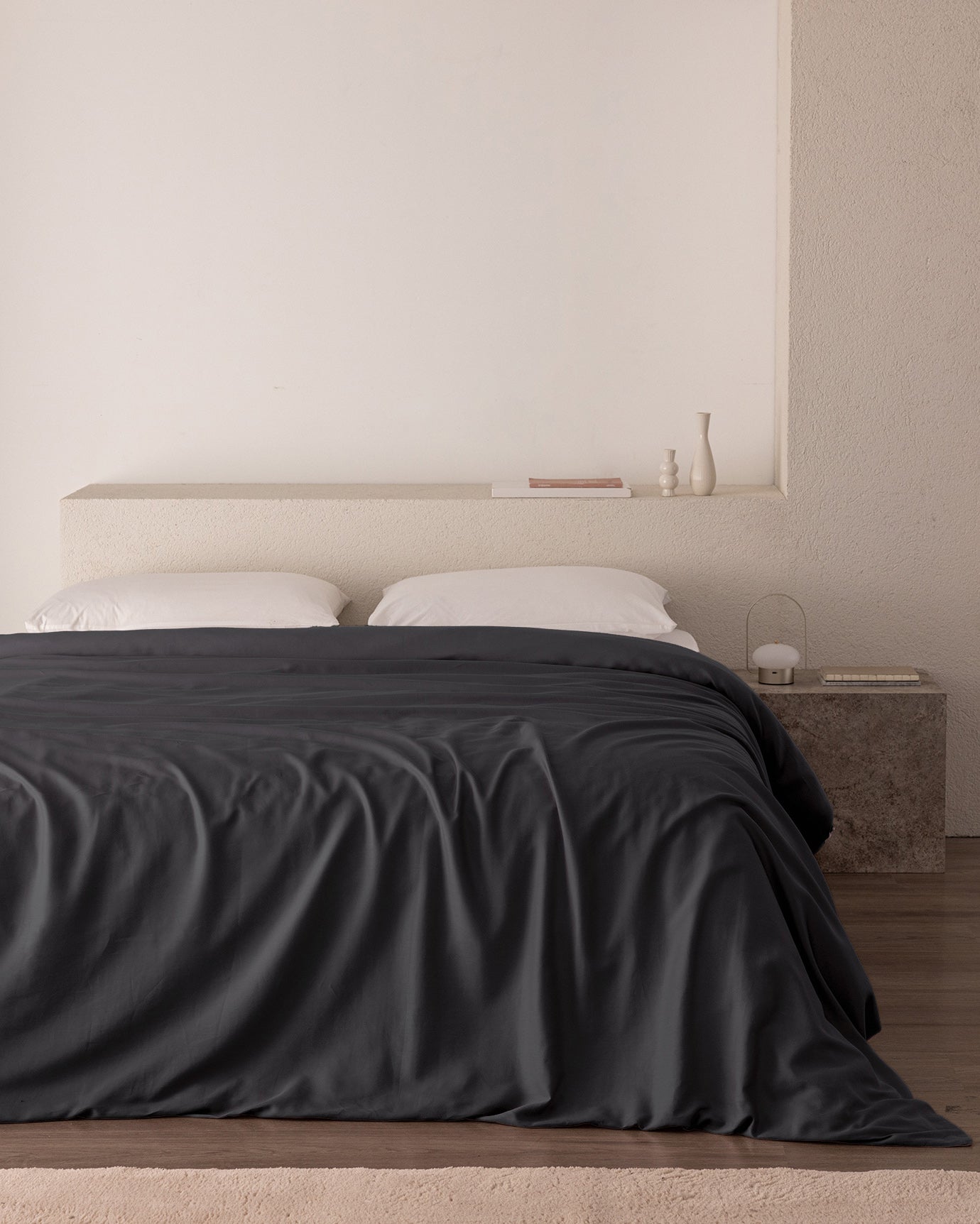 Ciel King Size Satin Duvet Cover - Madame Coco JO