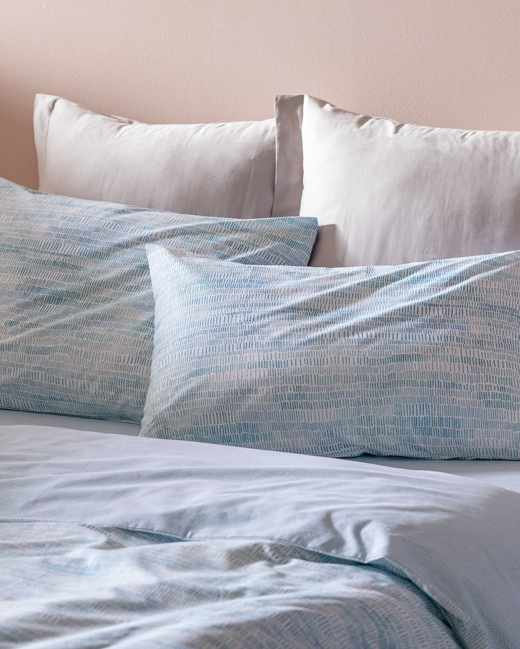 Pinot King Size Fitted  Duvet Cover Set - Ranforce Patterned - Madame Coco JO