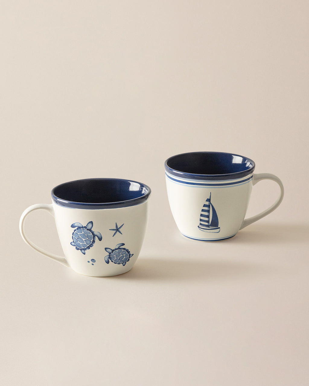 Marine Ocean 2 Pcs Mug Set - Madame Coco JO