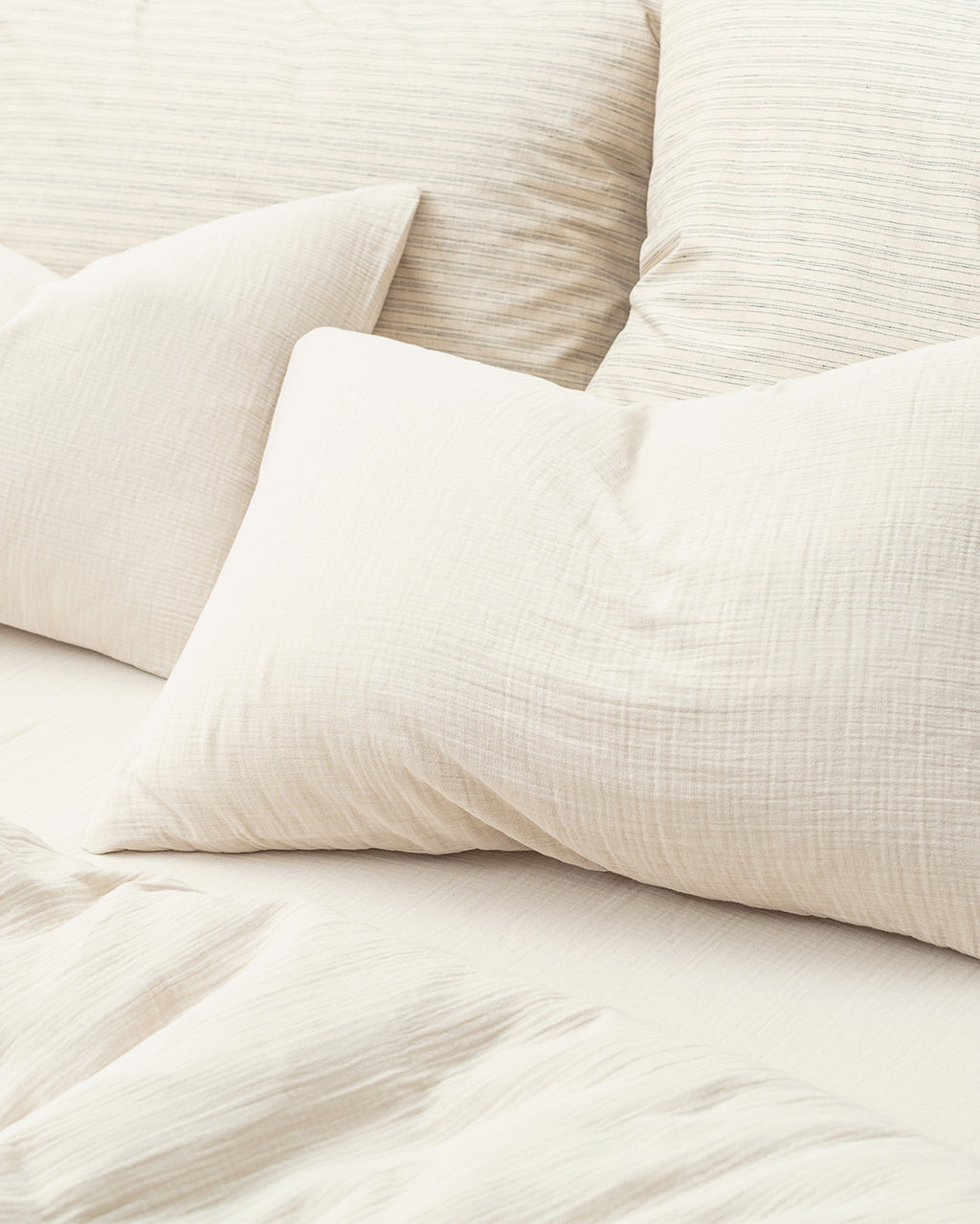 Marla Muslin King Size Duvet Cover Set - Fitted - Madame Coco JO