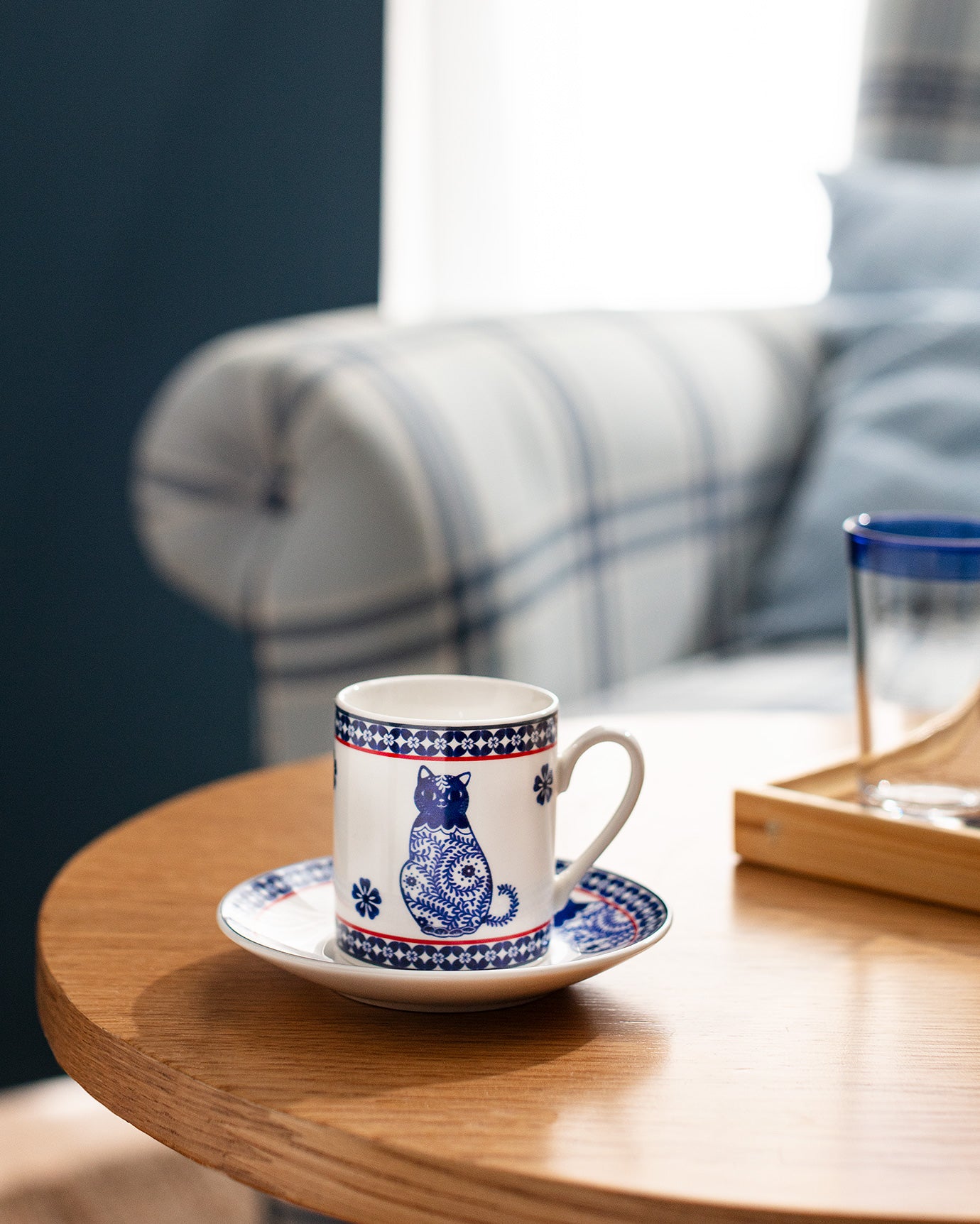 Chat  4-piece Coffee Cup Set - Madame Coco JO