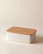 Storage Box With Wooden Lid 750ml - Madame Coco JO