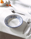 Reve Bleu Floral Dinner Plate - Madame Coco JO