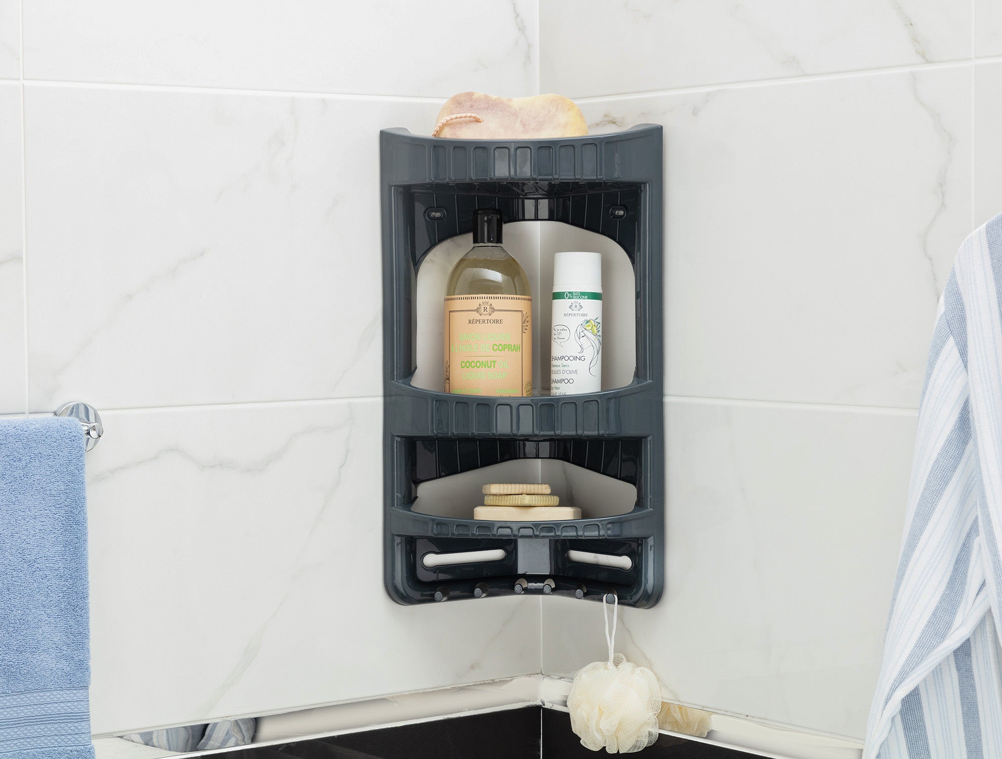 Luned Corner 3 Tiers Shelf Hanger - Madame Coco JO