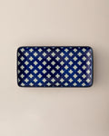 Reve Bleu Raye Rectangular Plate - Madame Coco JO