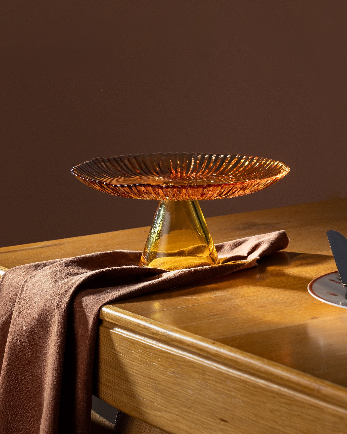 Soleil Footed Cake Plate - 21 Cm - Madame Coco JO
