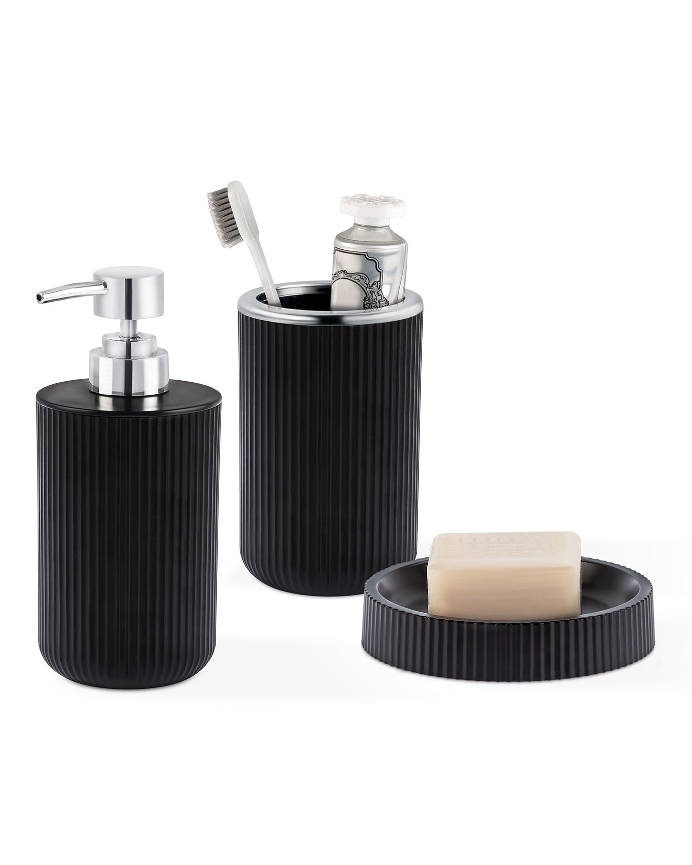 Martre Lautre Chromium 3pcs Bathroom Set - Madame Coco JO