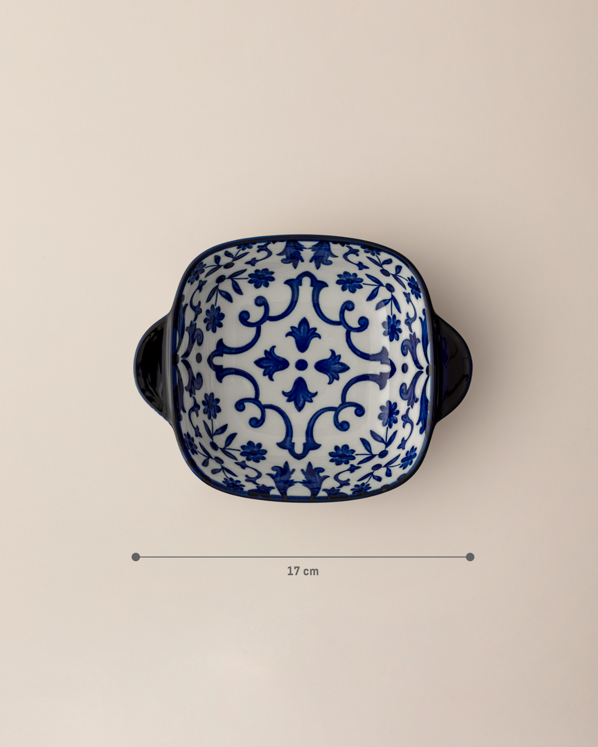 Reve Bleu Ellis Square Plate - Madame Coco JO