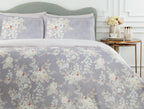 Curtice Double Size Bed Linen Set - Satin Patterned - Madame Coco JO