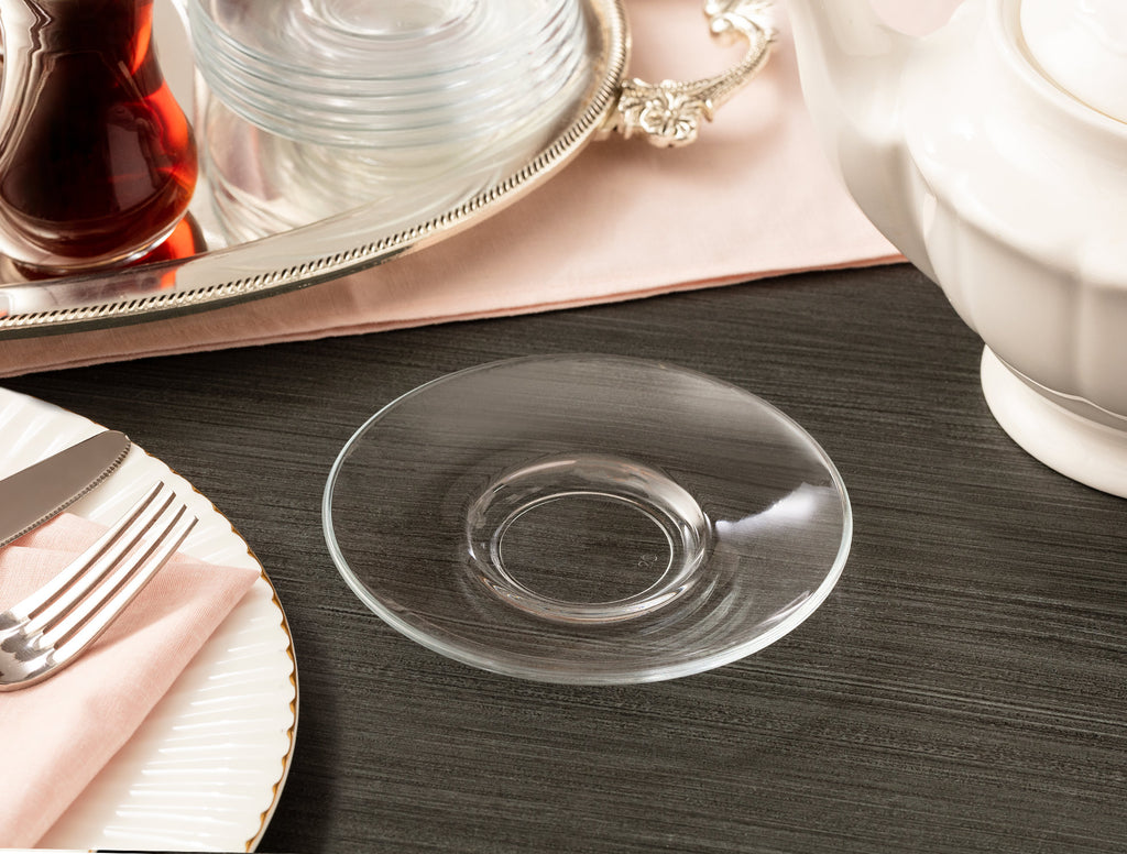 Thierry 6-piece Tea Glass Saucer - Madame Coco JO