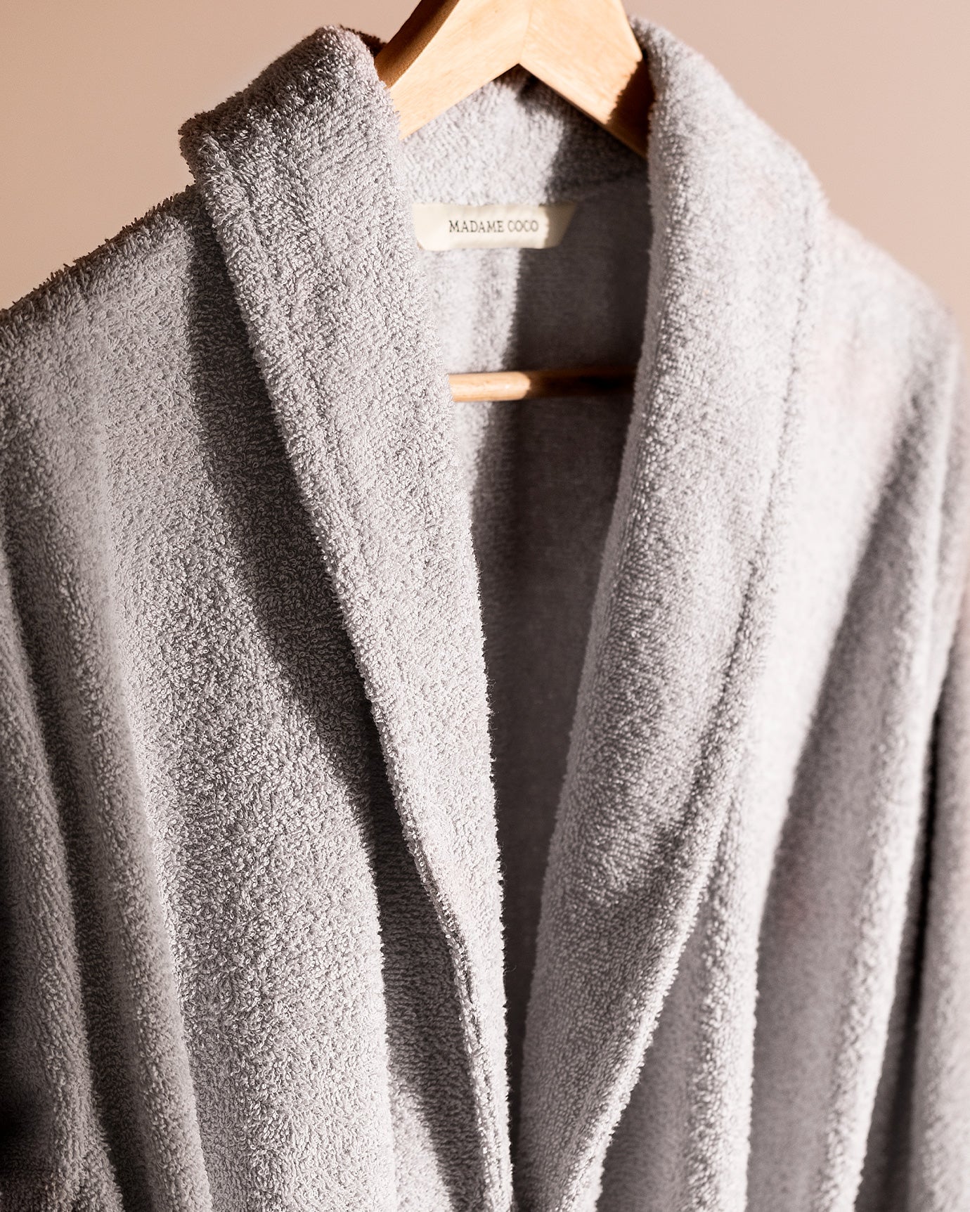 Belda Shawl Collar Women's Bathrobe - Madame Coco JO