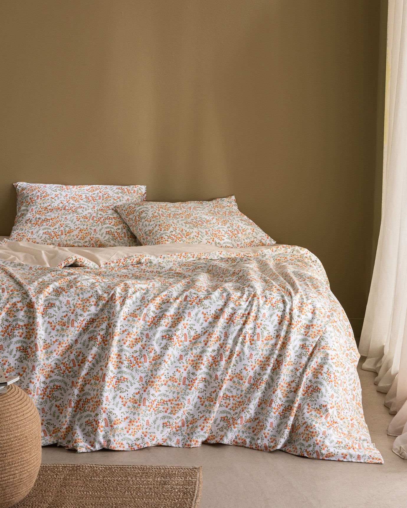 Jacalyn King Size Duvet Cover Set - Ranforce Patterned - Madame Coco JO
