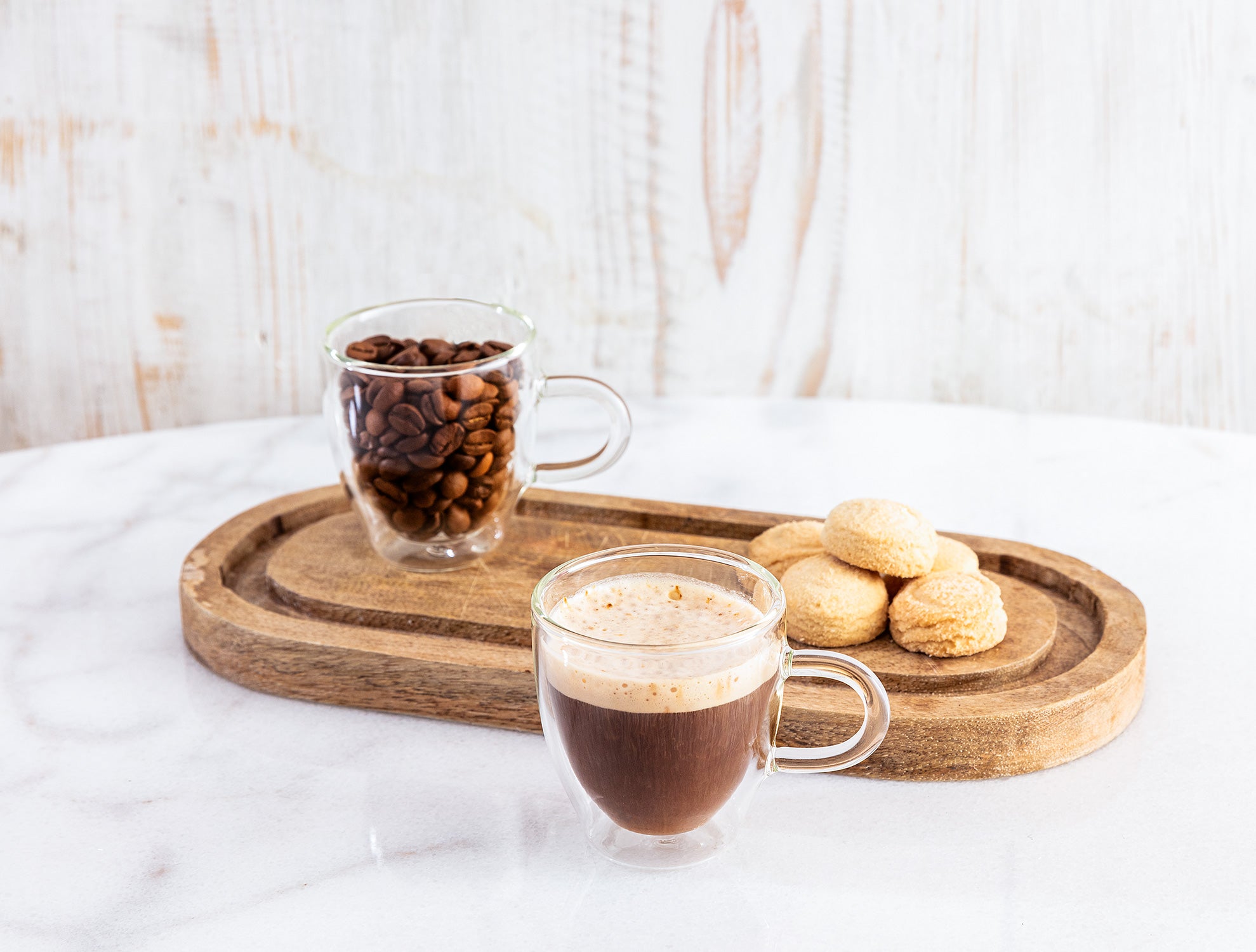 Lapelisse 2-piece Double Wall Glass Cup - 70ml - Madame Coco JO