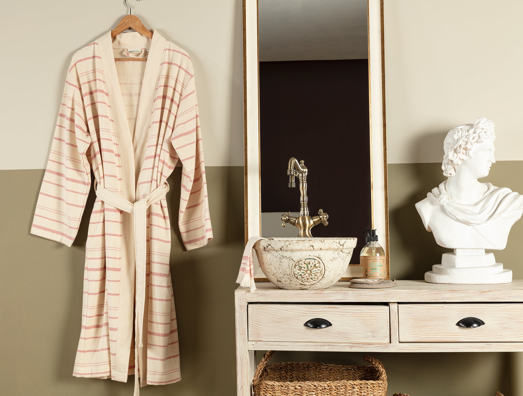 Damien Naturel Kimono Unisex Bornoz - Madame Coco JO