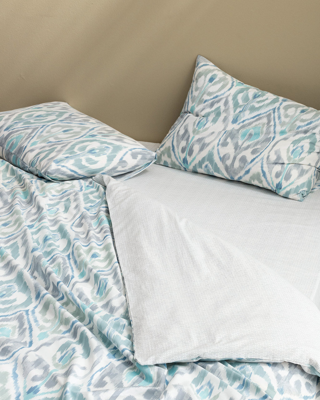 Norris King Size Fitted  Duvet Cover Set - Ranforce Patterned - Madame Coco JO