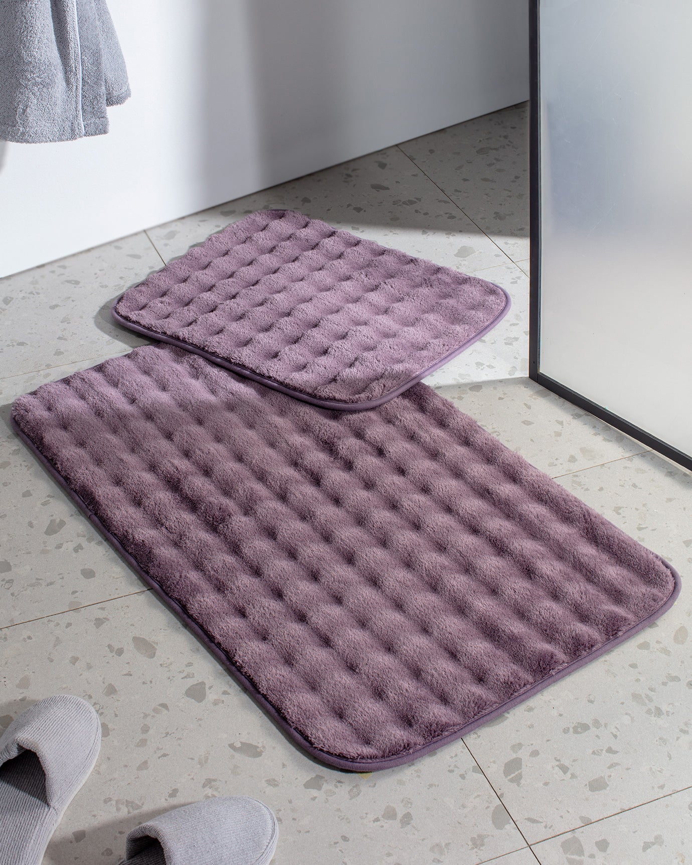 Reflet Bubble 2-piece Bath Mat - Madame Coco JO