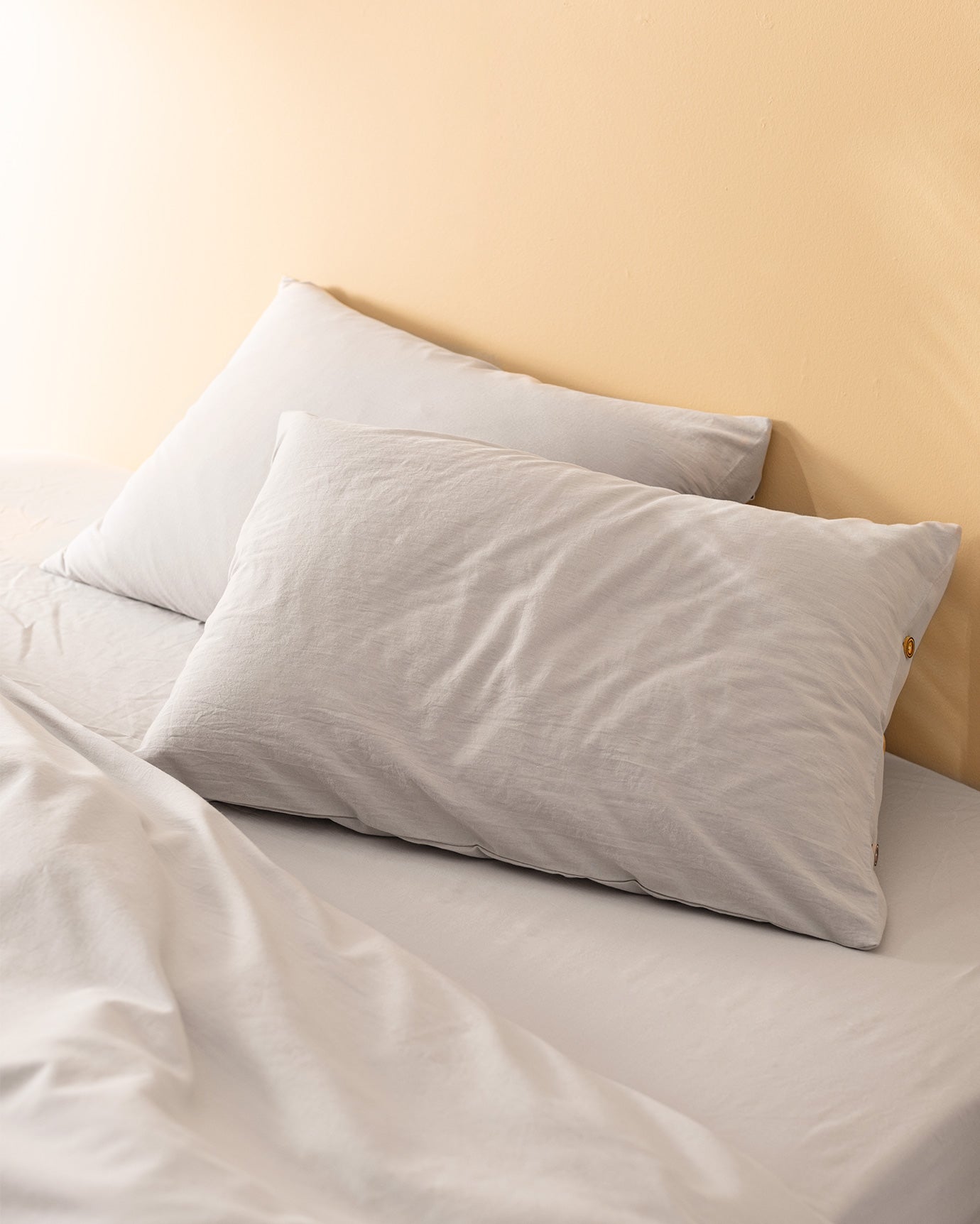 Carla Single Size Fitted Washed  Duvet Cover Set - Madame Coco JO