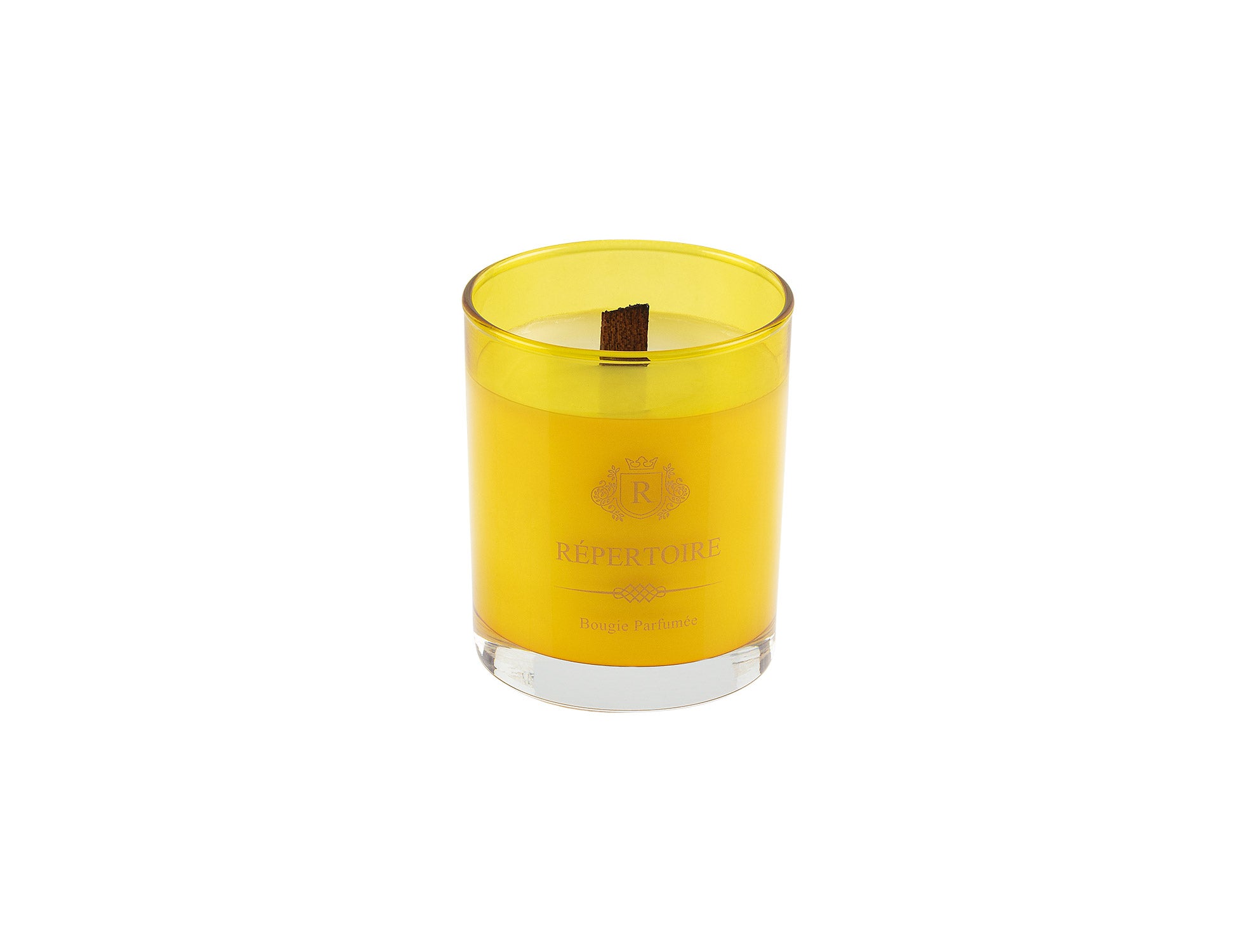 Répertoire Scented Wooden Wick Glass Candle - Madame Coco JO