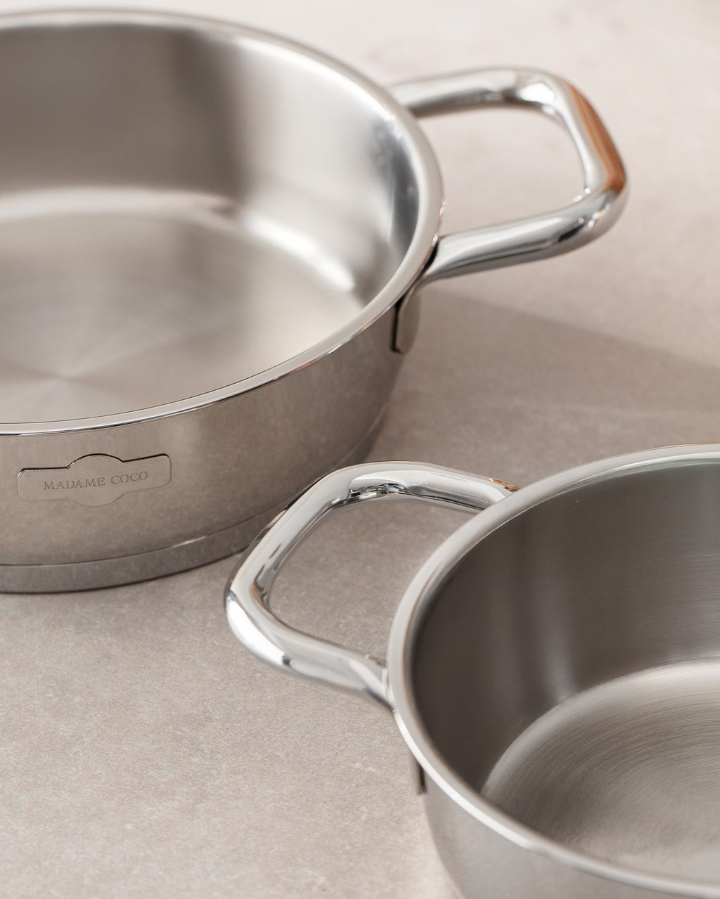 Mira 2 Piece Shallow Pan Set - Madame Coco JO