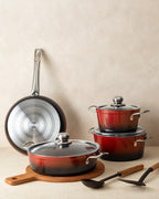 Titanium Professional Cookware Set 7 Pieces - Madame Coco JO