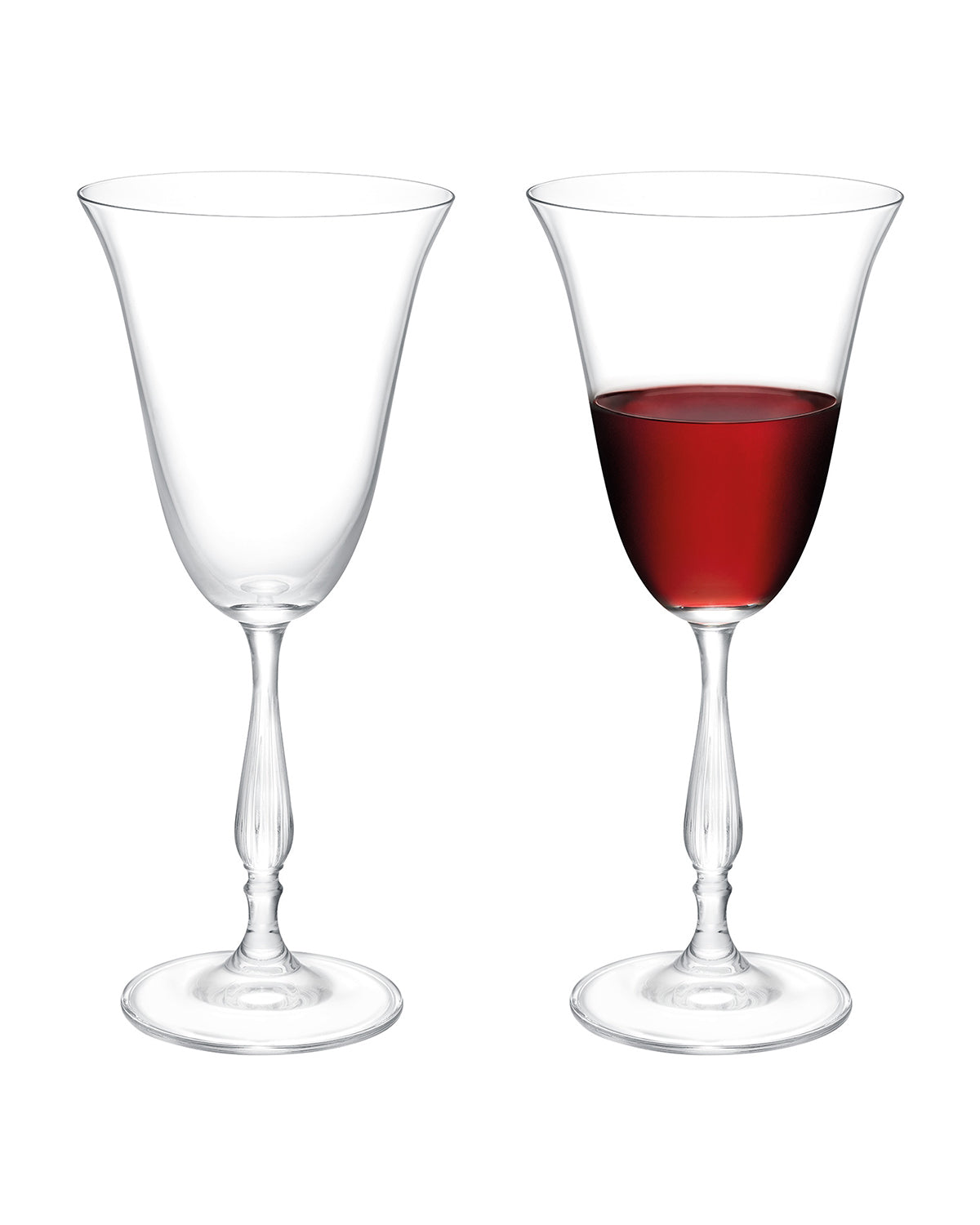 Lucinda 6-piece Crystal Wine Glass Set - Madame Coco JO