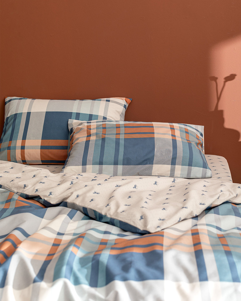 Ames Single Size Duvet Cover Set - Ranforce Patterned - Madame Coco JO