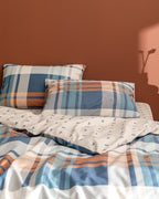 Ames Single Size Duvet Cover Set - Ranforce Patterned - Madame Coco JO