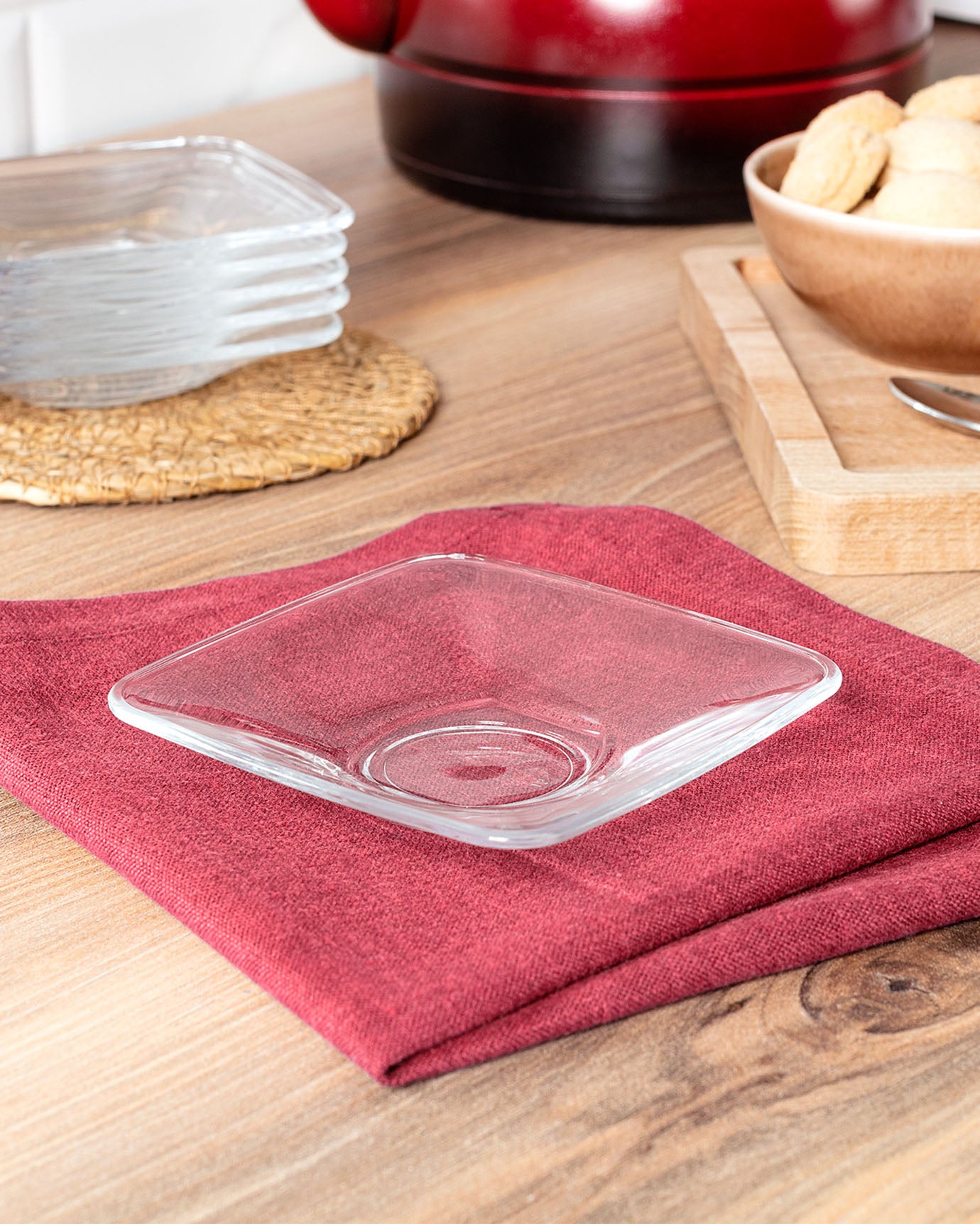 Travis 6-piece Tea Glass Saucer - Madame Coco JO