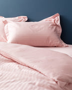 Elicia King Size Striped Satin Duvet Cover Set - Madame Coco JO