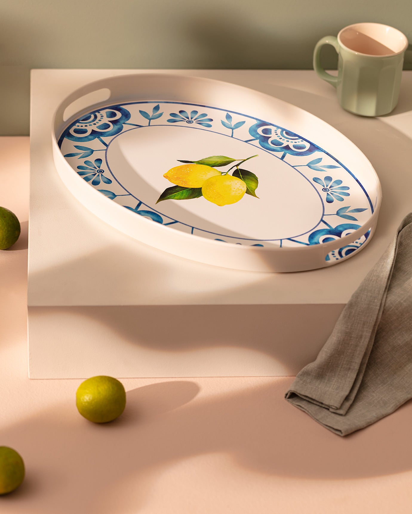 Lemoncha Oval Tray - Madame Coco JO