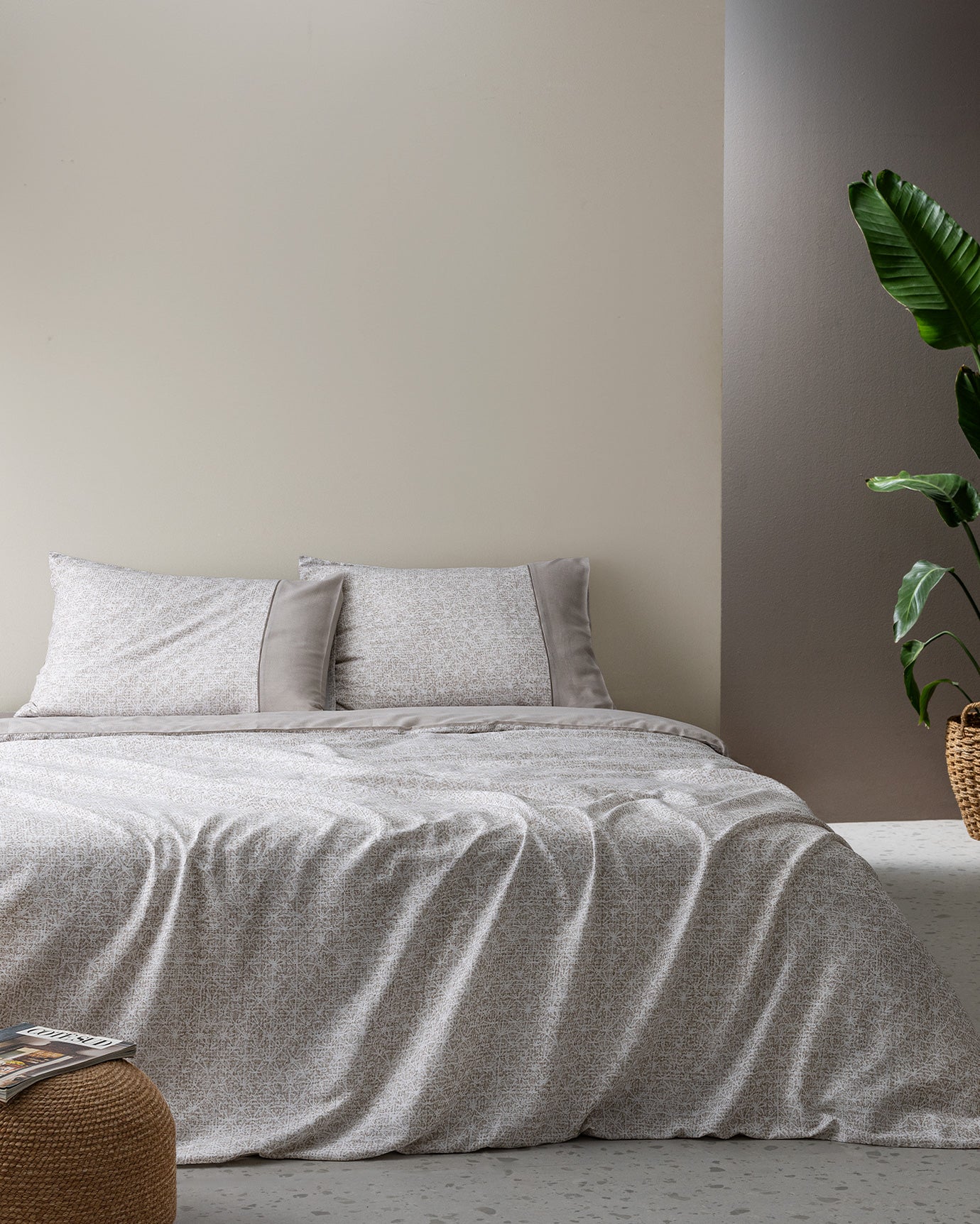 Astrid Duvet Cover Set -coco Crep Patterned - Madame Coco JO