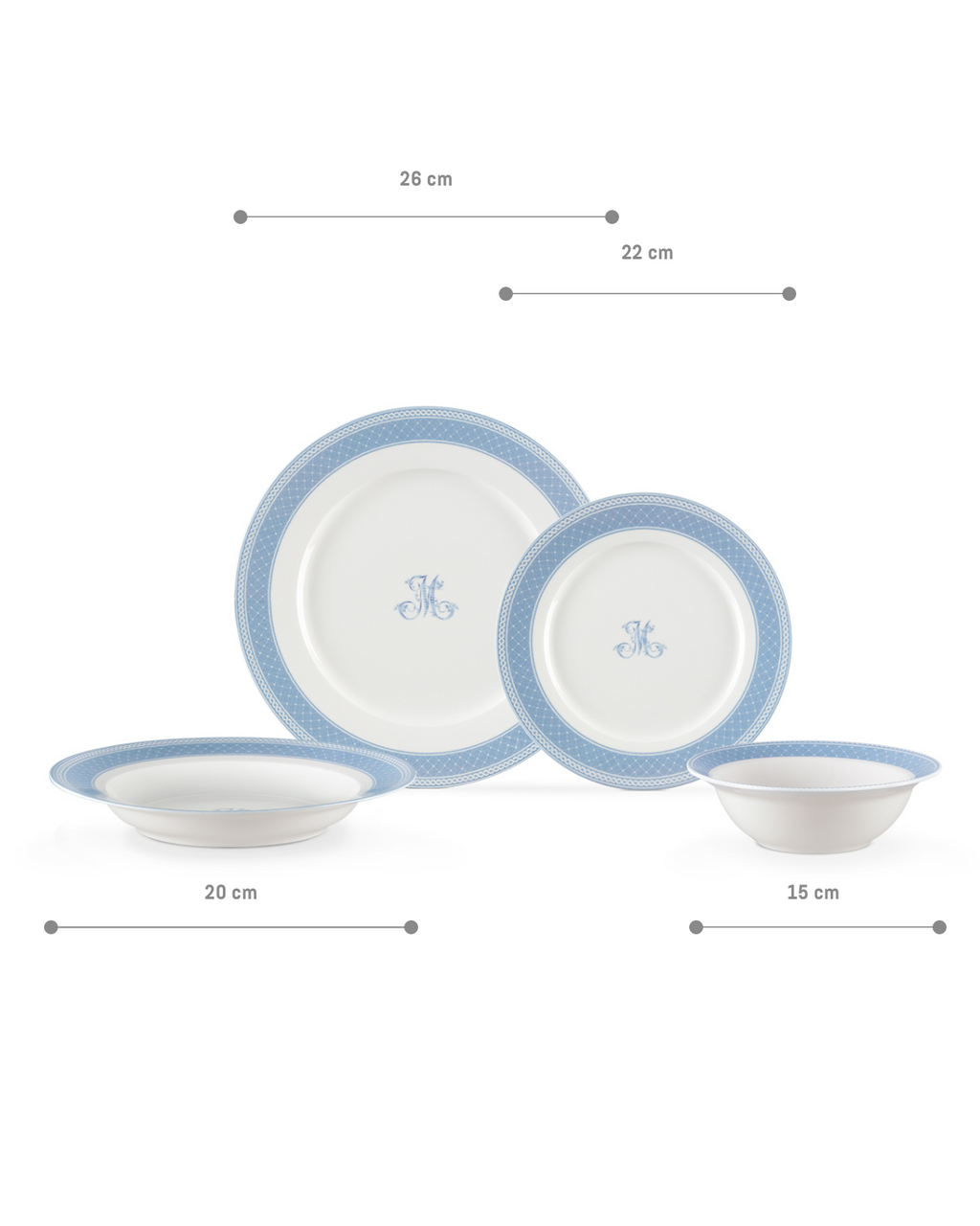 Somme 24 Piece Dinner Set - Madame Coco JO