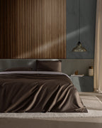 Avent King Size Printed Satin Duvet Cover Set - Madame Coco JO