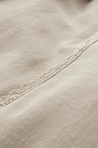 Tracey Super King Size Size Linen Look Washed Duvet Cover Set - Madame Coco JO