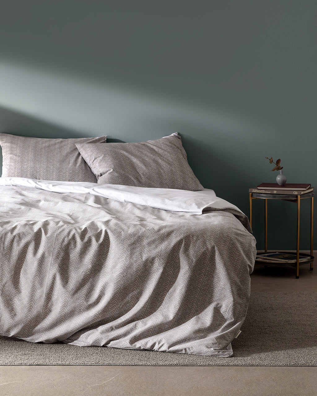 Bailey Single Size Duvet Cover Set - Ranforce Patterned - Madame Coco JO