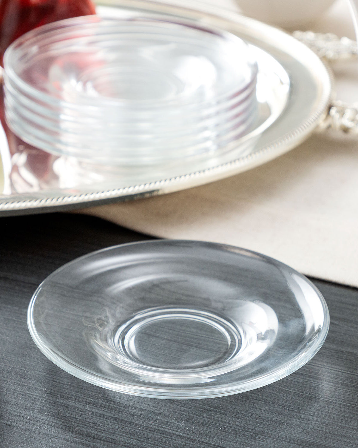 Marmion 6-piece Tea Glass Saucer - Madame Coco JO