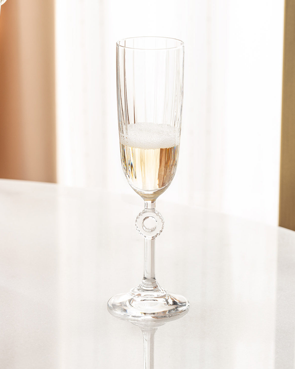 Lavinia 4-piece Champagne Glass Set - Madame Coco JO