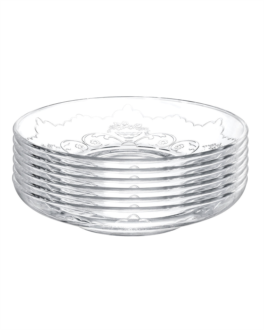 Roselin 6-piece Tea Glass Saucer - Madame Coco JO