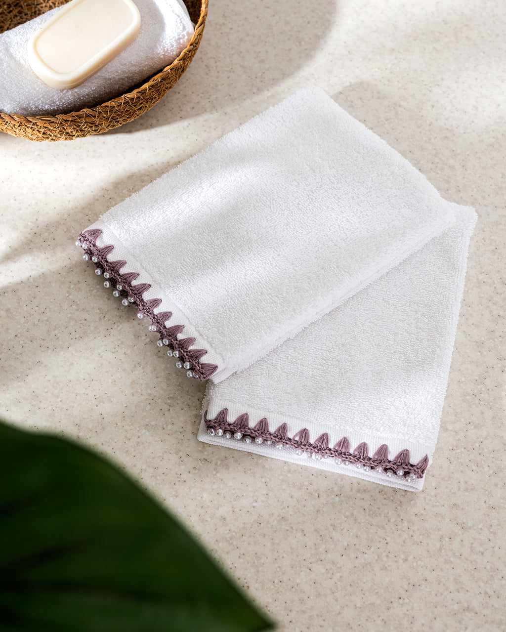 Marla 2 Pack Hand Towel - Madame Coco JO