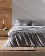 Nuage Double Size Yarn Dyed Duvet Cover Set - Madame Coco JO