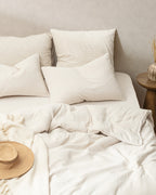 Marla Muslin King Size Duvet Cover Set - Fitted - Madame Coco JO