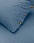 Carla Single Size Fitted Washed  Duvet Cover Set - Madame Coco JO