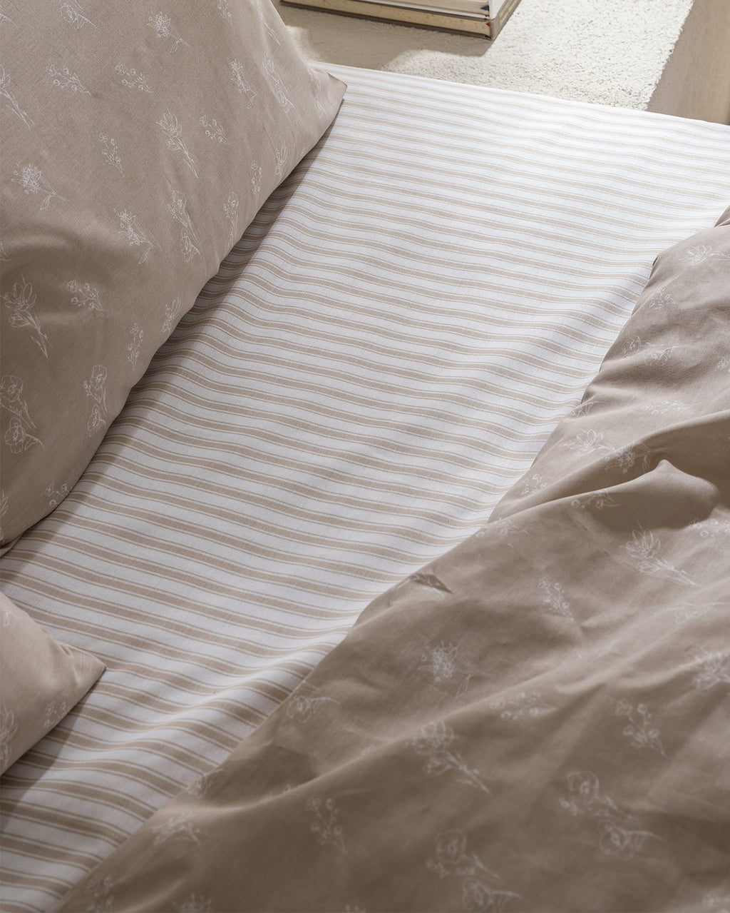 Rever Kıng Size Duvet Cover Set - Ranforce Patterned - Madame Coco JO
