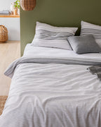 Ranya Double Size Yarn Dyed Duvet Cover Set - Madame Coco JO